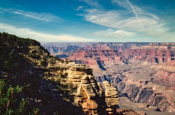 Desert Wilderness - A breathtaking aerial view of the Grand Canyon s #11879219