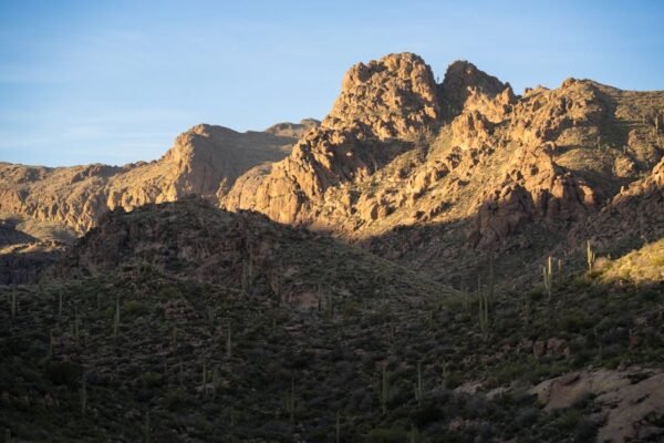 Desert Wilderness - Breathtaking landscape view of the Superstition  #20547053