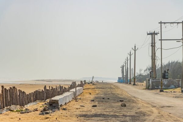 Beach Scenery - A scenic view of the sandy path along Puri Beach #29547312