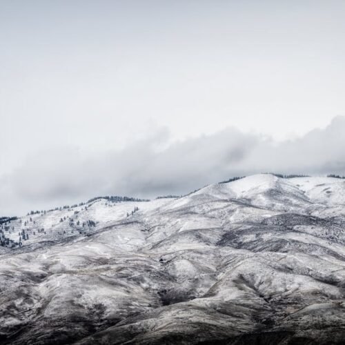 Snow Mountains - Beautiful snow-covered mountain landscape with c #4066108