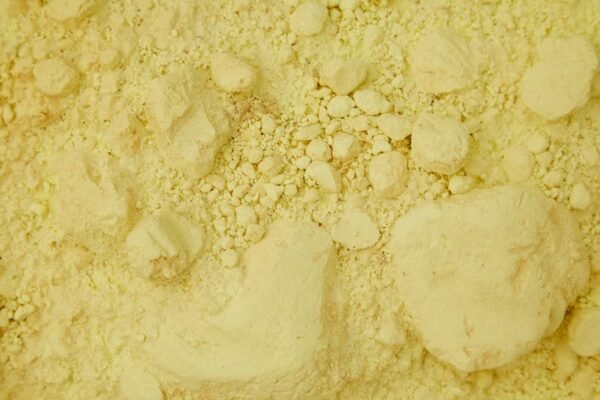 Desert Wilderness - Full frame top view of clean yellow sand with ri #6156544